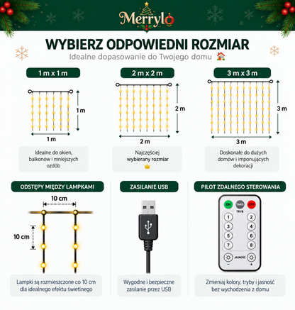 Lampki Świąteczne Merrylo